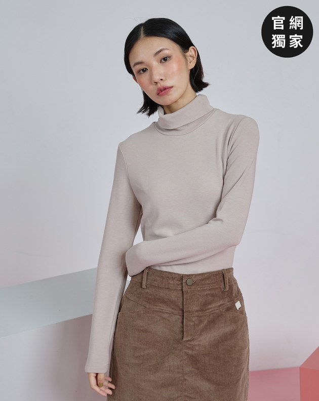 ➤發熱高領長袖上衣(三色)