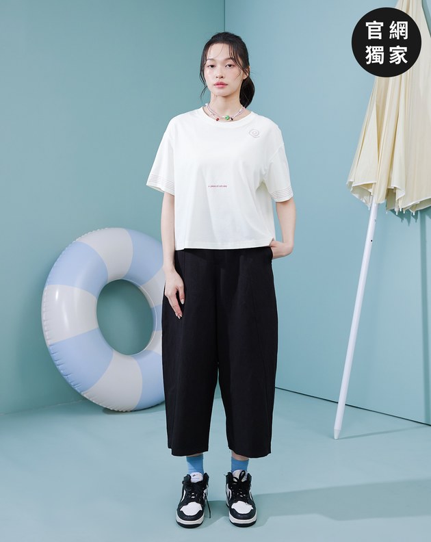 ➤涼感天絲寬版氣球褲(兩色)