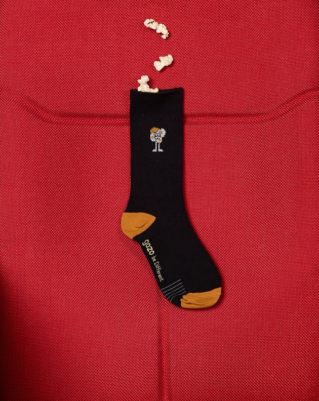 爆米花口味娃娃運動長襪(兩色)