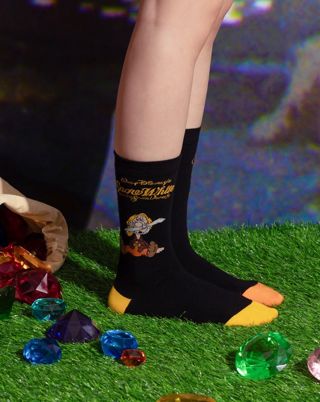 迪士尼系列 OH！小矮人撞色長襪