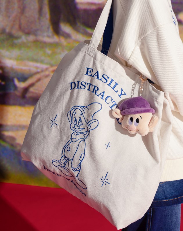 迪士尼系列 糊塗蛋刺繡帆布袋