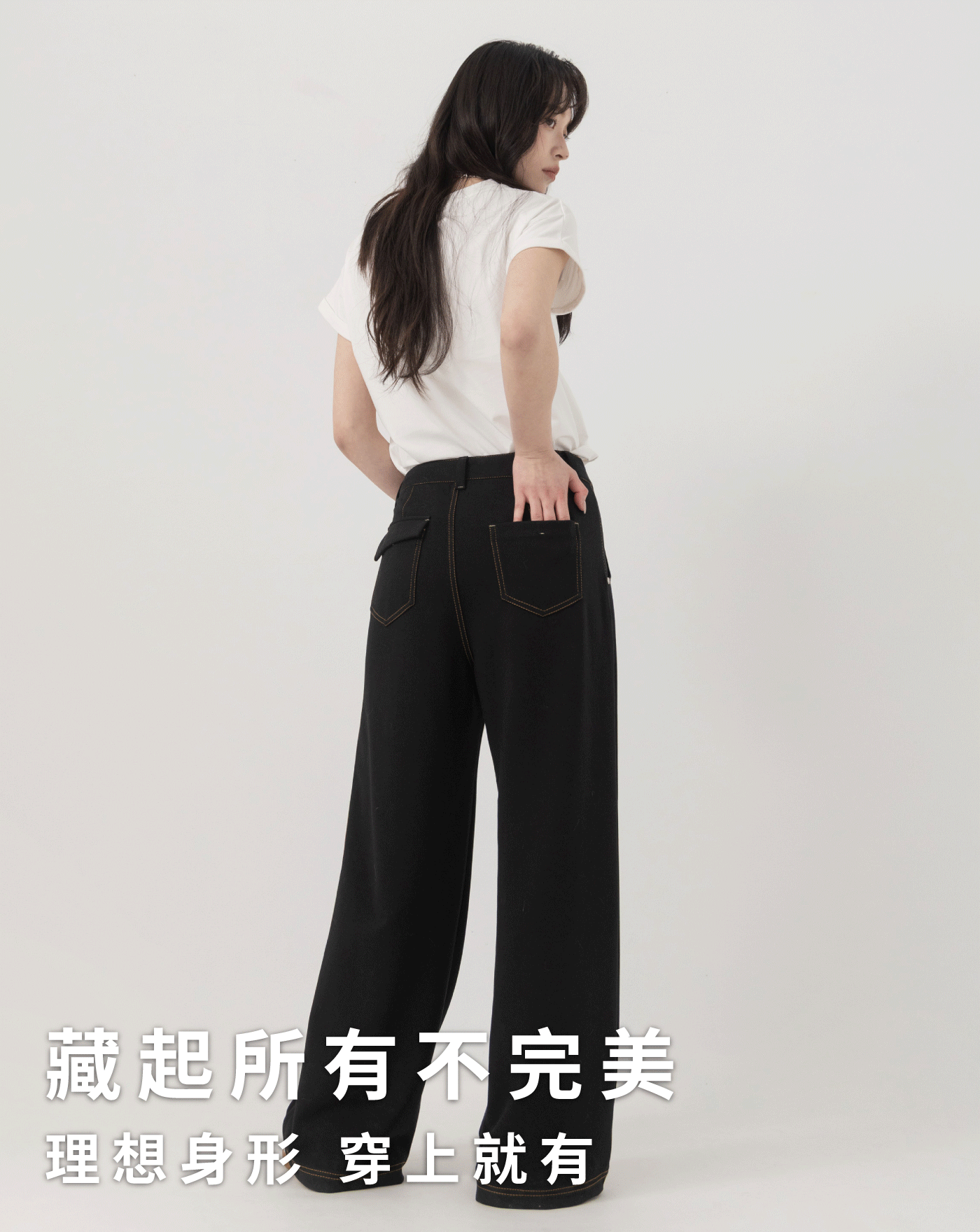 ◢5.0 無懈可擊Q彈慕斯針織長褲(洗鍊黑)