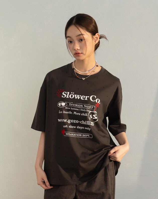 gozo-chill點點寬鬆涼感T恤(兩色)