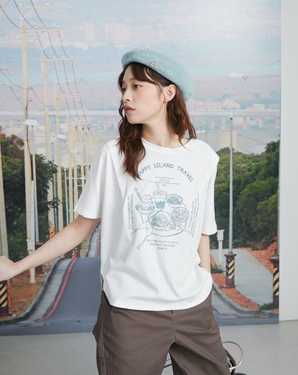 金屬標亞麻貝雷帽(三色)