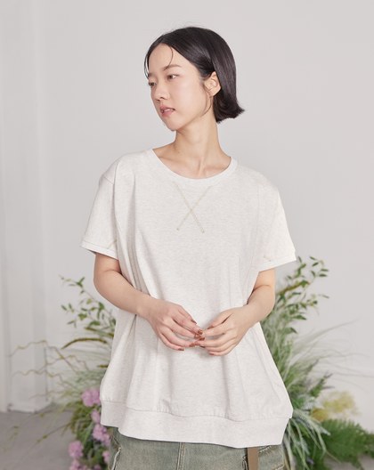 水果冰棒樹爬線純棉厚磅T恤(兩色)