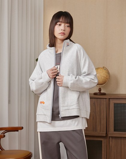 gozo三次方配色邊立領運動外套(兩色)