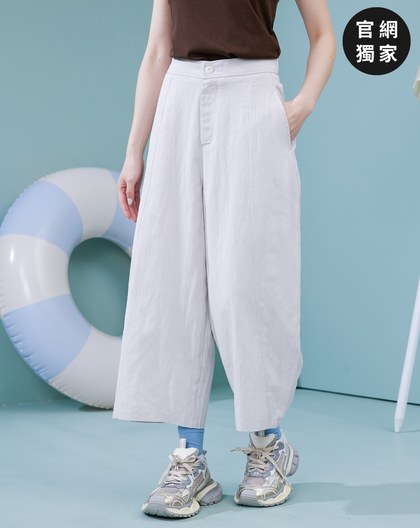 ➤涼感天絲寬版氣球褲(兩色)