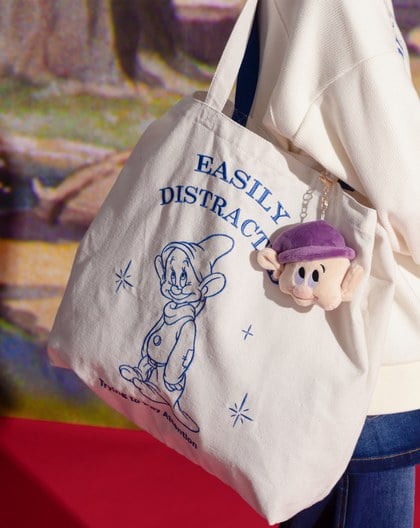 迪士尼系列 糊塗蛋刺繡帆布袋