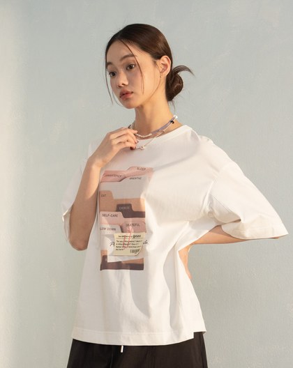 偷閒資料夾瞬涼涼感T恤(兩色)