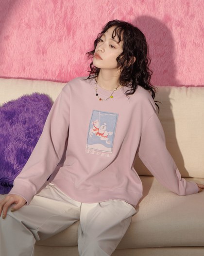 ➤【新年限定】馬上有錢布章刺繡大學T(兩色)