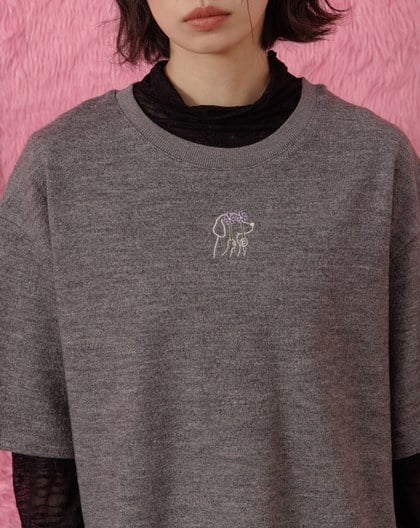 狗狗視角看世界仿羊毛T恤(兩色)