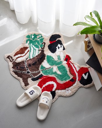 gozox故宮博物院 酸菜白肉鍋地墊(米色)