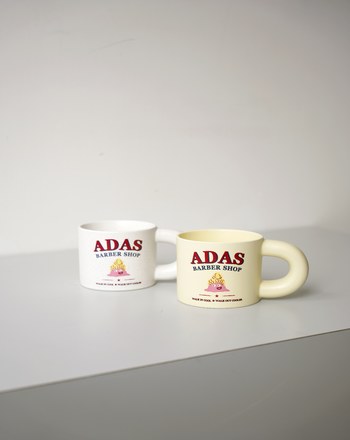 Ada理髮店陶瓷胖胖杯(兩色)