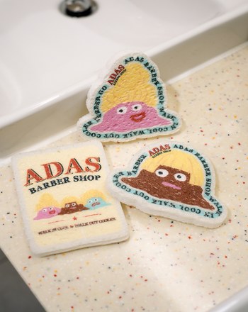 Ada理髮店壓縮木漿海棉組
