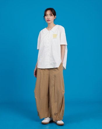 涼感天絲立體打折廓型褲(兩色)