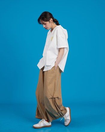 涼感天絲立體打折廓型褲(兩色)
