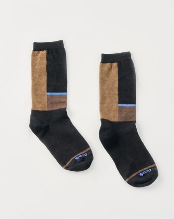 色塊針織長襪(兩色)