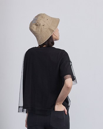 許願刺繡單寧漁夫帽(三色)