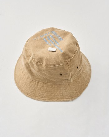 許願刺繡單寧漁夫帽(三色)