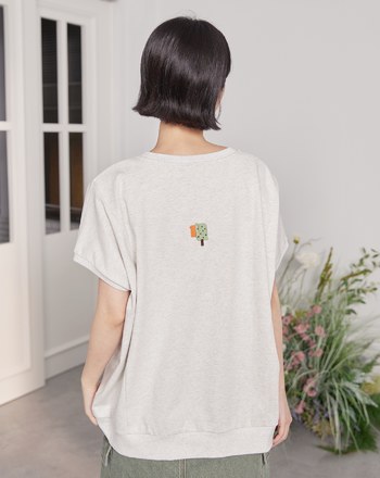 水果冰棒樹爬線純棉厚磅T恤(兩色)