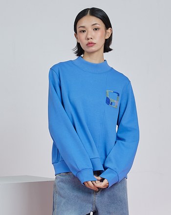 太空Ada遊戲片高領大學T(兩色)