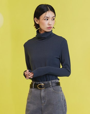 HOT發熱高領長袖上衣(五色)