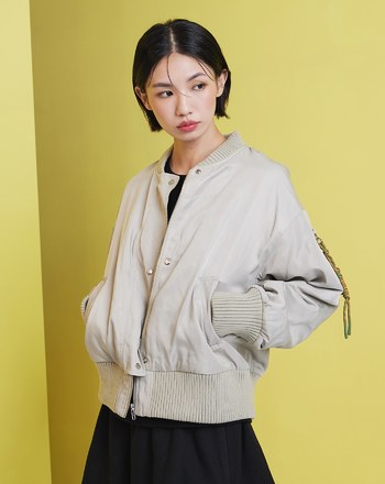 宇宙領航員鋪棉飛行夾克(兩色)