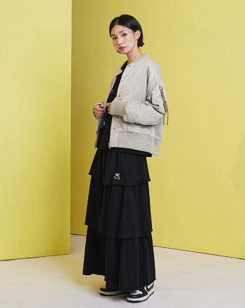 宇宙領航員鋪棉飛行夾克(兩色)