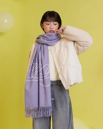 經典gozo流蘇長圍巾(三色)