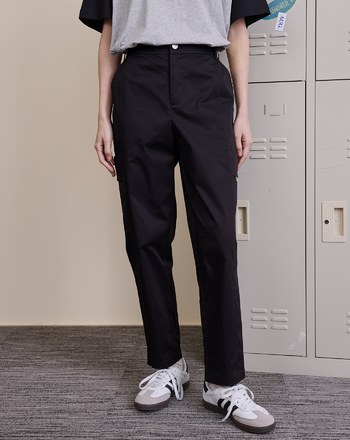 顯瘦剪接工裝男友褲(兩色)