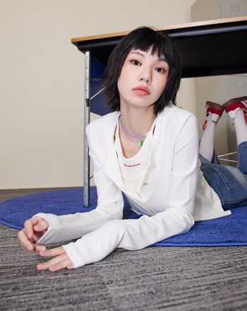 A｜造型鈕扣開襟彈性合身外套(兩色)
