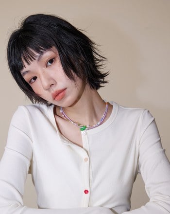 A｜造型鈕扣開襟彈性合身外套(兩色)