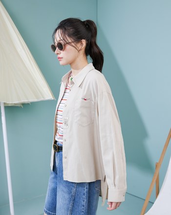 ➤涼感天絲音樂撥放器遮陽襯衫(兩色)