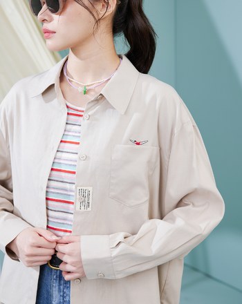 ➤涼感天絲音樂撥放器遮陽襯衫(兩色)