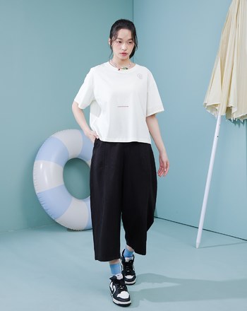 ➤涼感天絲寬版氣球褲(兩色)