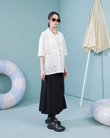 抗UV復古橢圓小臉墨鏡(三色)