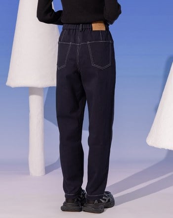 修身車線造型男友褲(兩色)