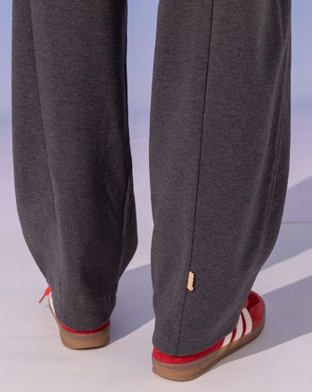 仿毛呢立體繭型長褲(兩色)