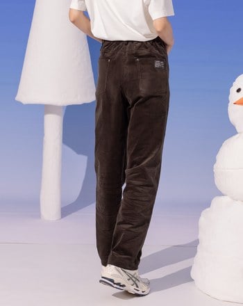 修身條絨男友褲(兩色)