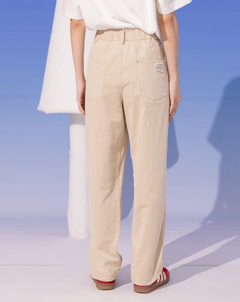 修身條絨男友褲(兩色)