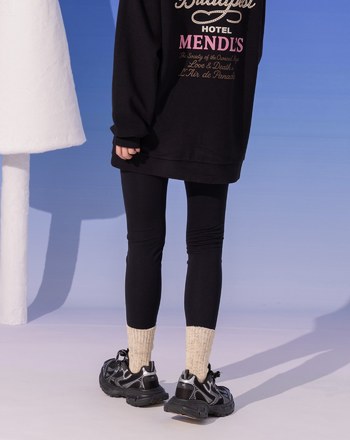 莫代爾超彈力高腰緊身褲