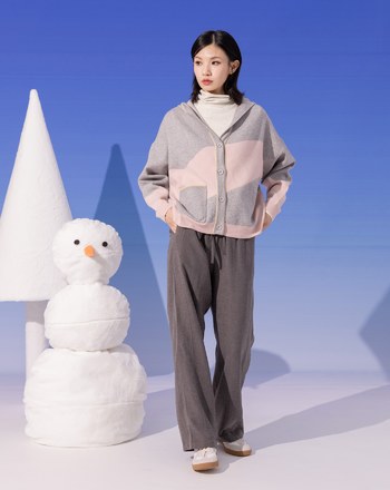 ➤洗色垂墜感鬆緊長褲(兩色)