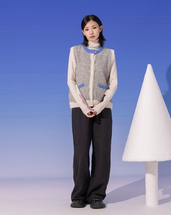 ➤洗色垂墜感鬆緊長褲(兩色)