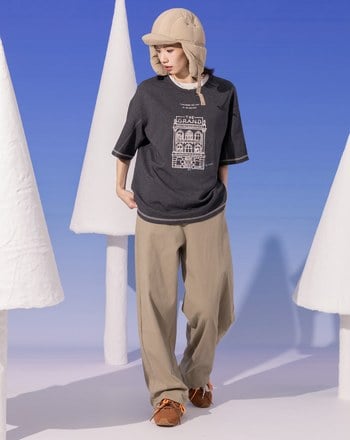 gozo飯店撞色車線T恤(兩色)