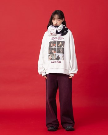 迪士尼系列 巫婆毒蘋果計畫彎刀袖大學T(兩色)