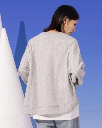 發熱LET'S SKI不對稱下擺大學T(兩色)