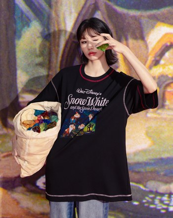 迪士尼系列 小矮人發現寶石抗菌寬鬆T恤