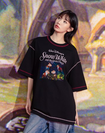 迪士尼系列 小矮人發現寶石抗菌寬鬆T恤