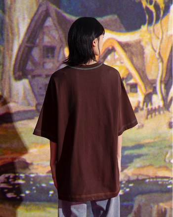 迪士尼系列 害羞鬼手繪風抗菌寬鬆T恤(兩色)