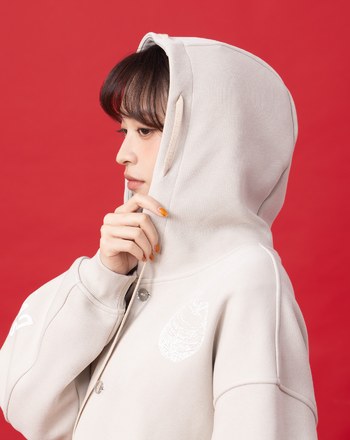 迪士尼系列 魔鏡啊~魔鏡魔法釦刷毛連帽外套(兩色)